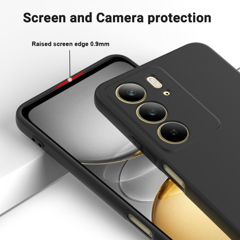 Coque Realme C75 Silicone Liquide à Lanière