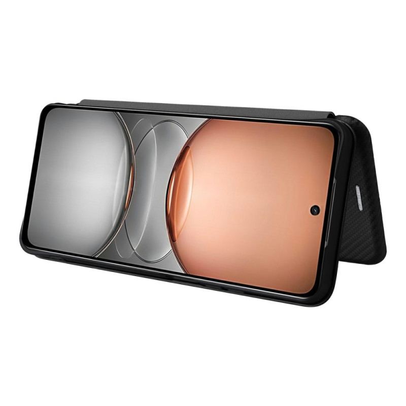 Flip Cover Realme C75 Fibre Carbone