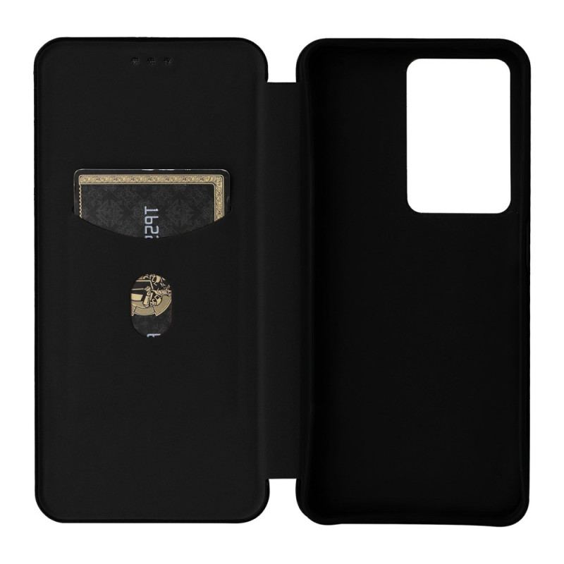 Flip Cover Realme C75 Fibre Carbone
