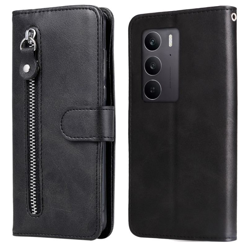 Housse Realme C75 / C71 / 14X 5G Pochette à Fermeture Éclair