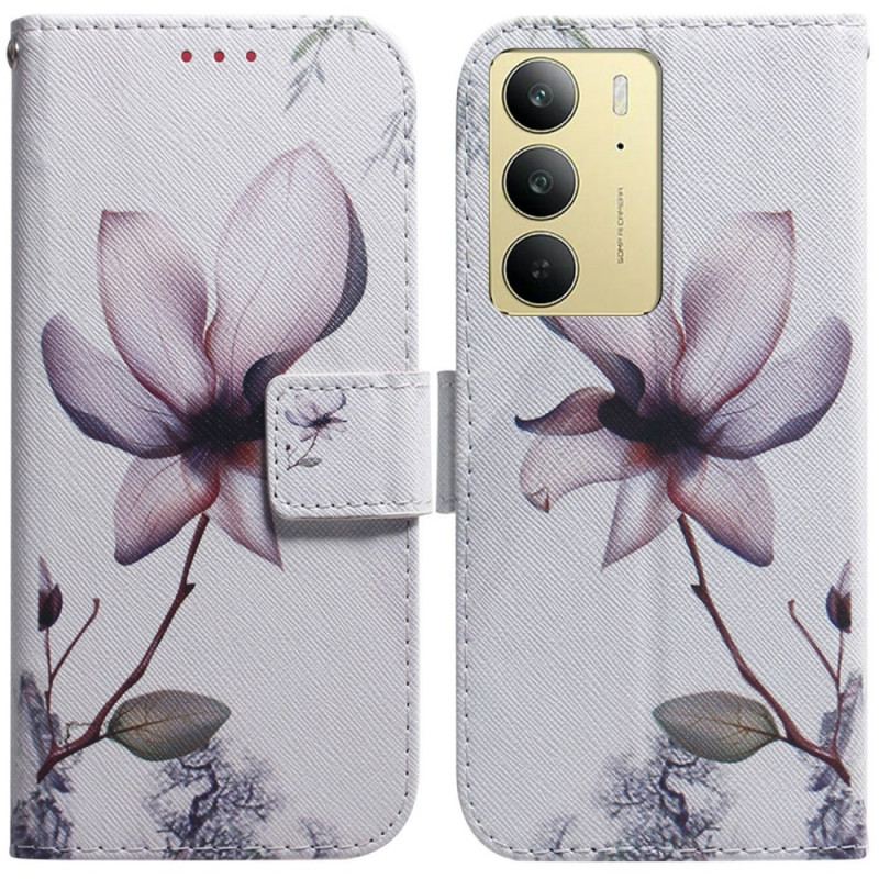 Housse Realme C75 Fleur Rose