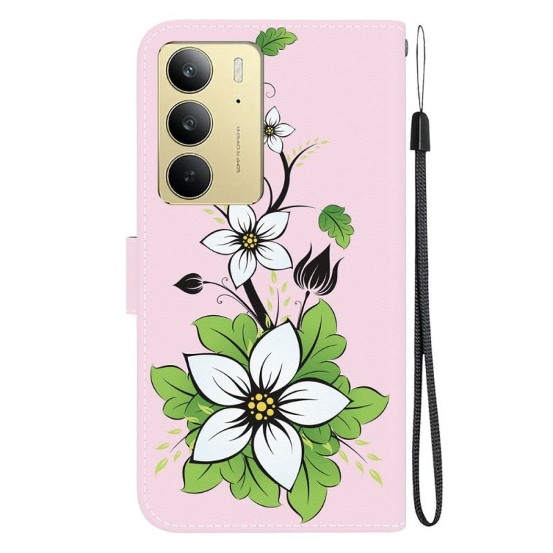 Housse Realme C75 Motif de lys