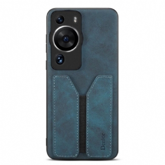 Coque Huawei P60 Pro Porte Cartes Élastique Denior