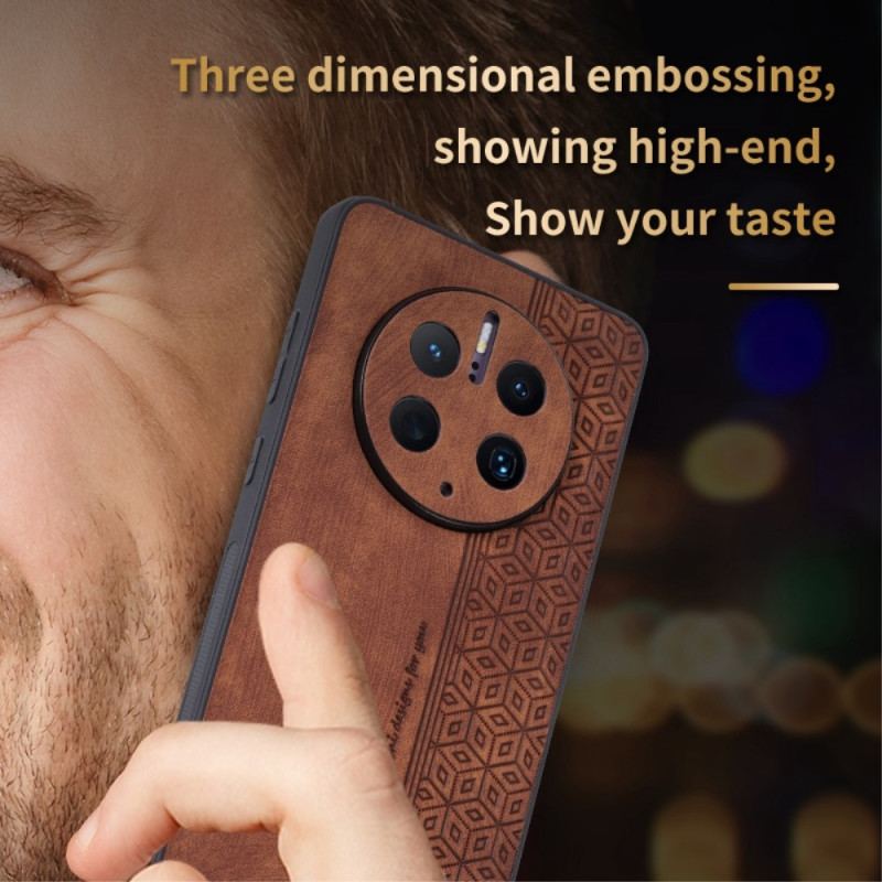 Coque Huawei Mate 50 Pro Effet Cuir AZNS