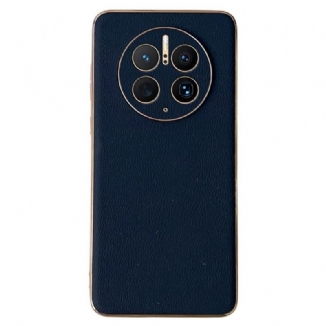 Coque Huawei Mate 50 Pro Véritable Cuir Élégance
