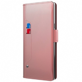 Housse Huawei Mate 50 Pro Miroir et Porte-Cartes Amovible
