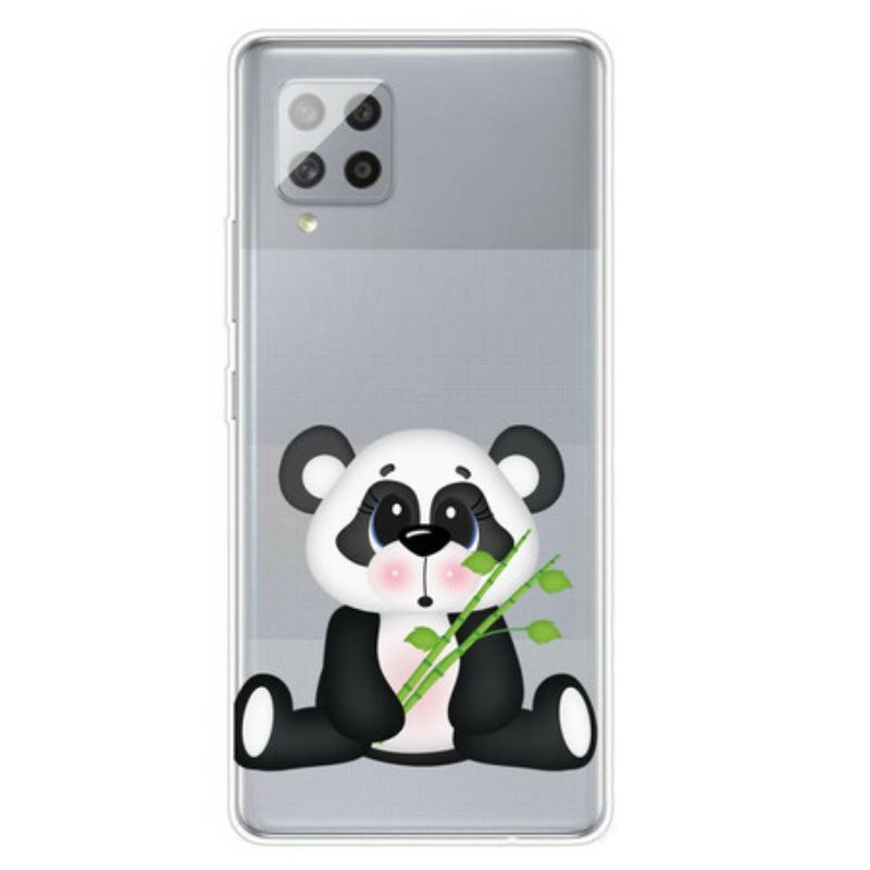 Coque Samsung Galaxy A42 5G Transparente Panda Triste