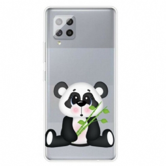 Coque Samsung Galaxy A42 5G Transparente Panda Triste