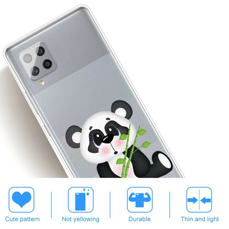 Coque Samsung Galaxy A42 5G Transparente Panda Triste