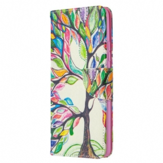 Housse Samsung Galaxy A42 5G Arbre Coloré