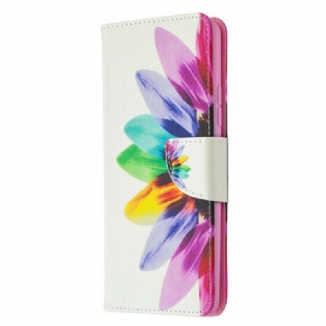 Housse Samsung Galaxy A42 5G Fleur Aquarelle