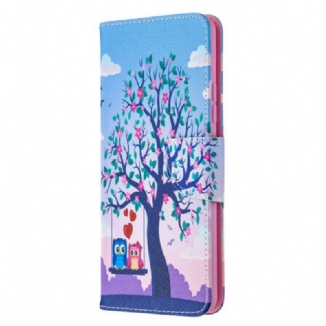 Housse Samsung Galaxy A42 5G Hiboux Sur La Balançoire