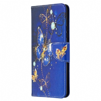 Housse Samsung Galaxy A42 5G Papillons Rois