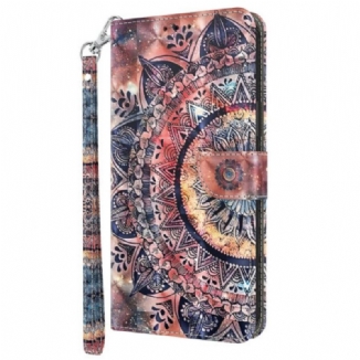 Housse Google Pixel 8 Pro Mandala Coloré à lanière