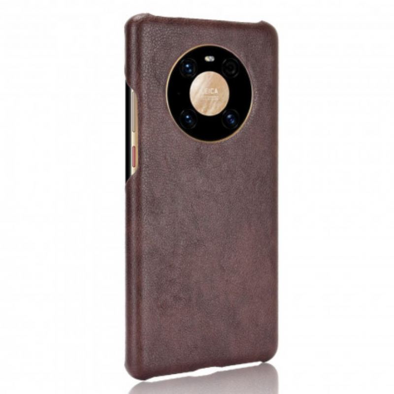 Coque Huawei Mate 40 Pro Effet Cuir Litchi