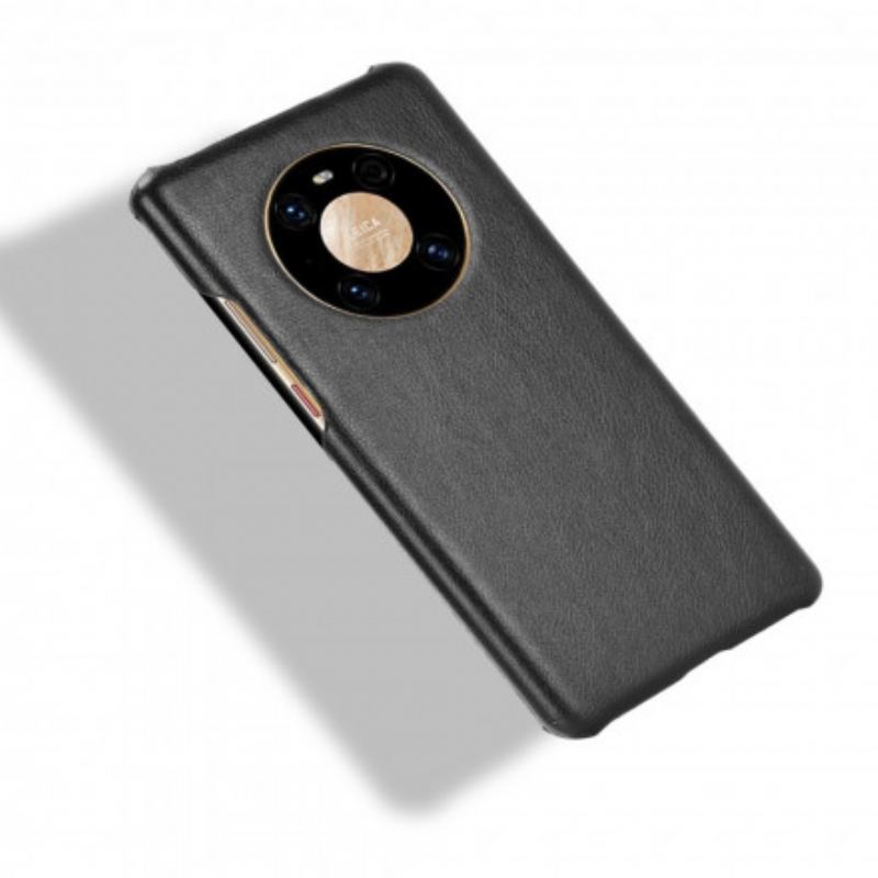 Coque Huawei Mate 40 Pro Effet Cuir Litchi