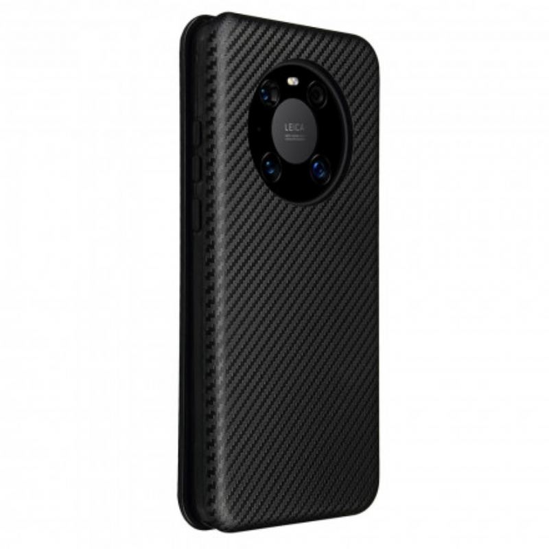 Flip Cover Huawei Mate 40 Pro Fibre Carbone