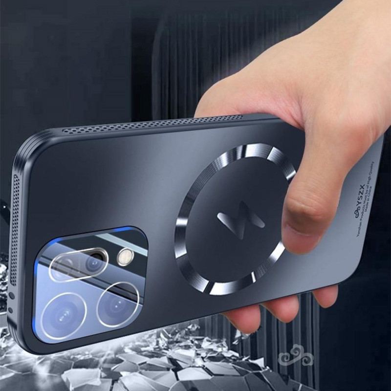 Coque Oppo Reno 14 5G Compatible MagSafe Effet Métal