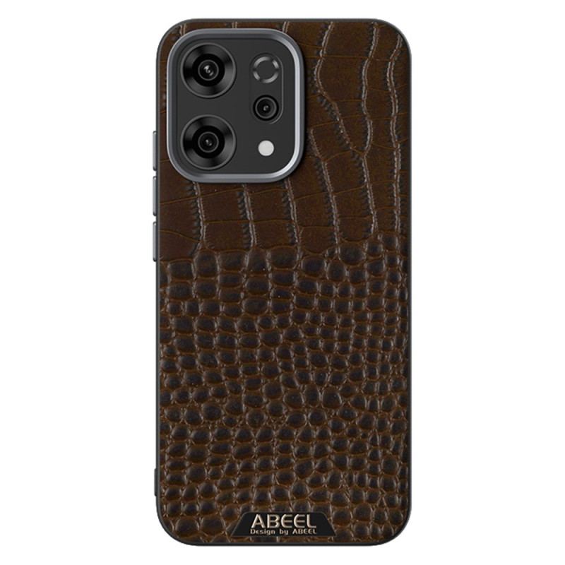 Coque Oppo Reno 14 5G Compatible MagSafe Texture Crocodile ABEEL