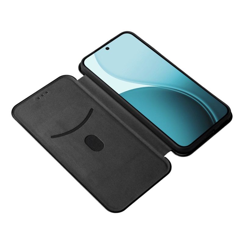 Flip Cover Oppo Reno 14 5G Fibre Carbone