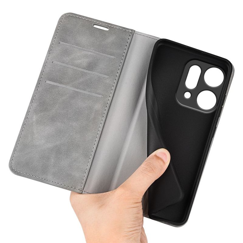 Flip Cover Oppo Reno 14 5G Style Cuir