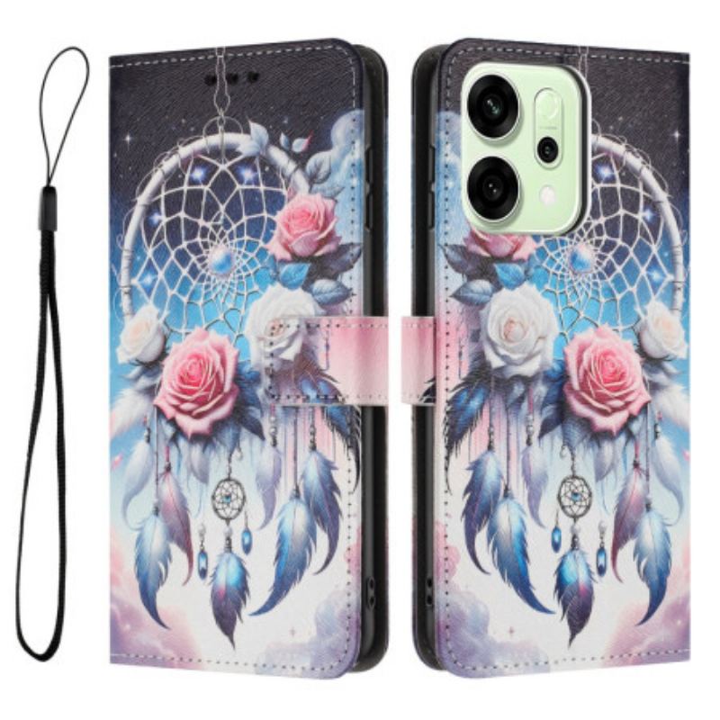Housse Oppo Reno 14 5G / 14F 5G Attrape-Rêves Floral