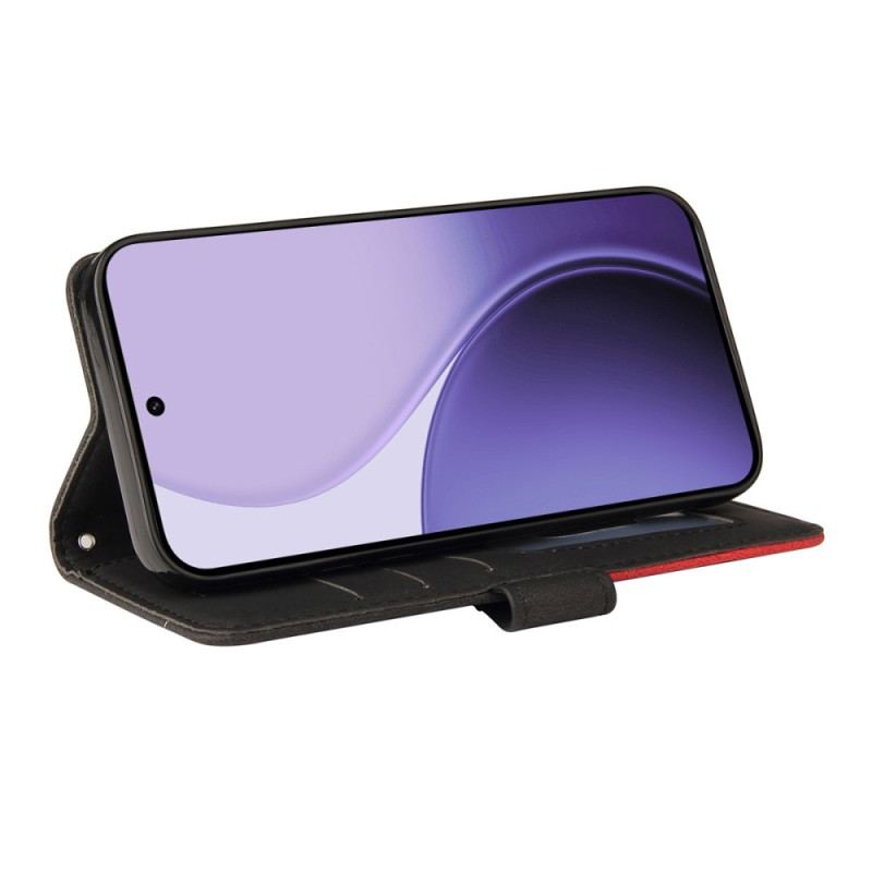 Housse Oppo Reno 14 5G / 14F 5G Bicolore Ligne Ondulée