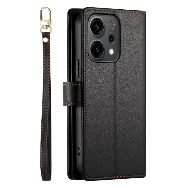 Housse Oppo Reno 14 5G Pochette Zippée et Sangles