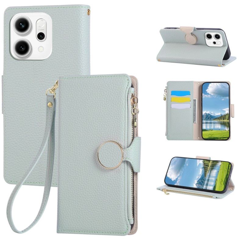 Housse Oppo Reno 14 5G Portefeuille Zippé