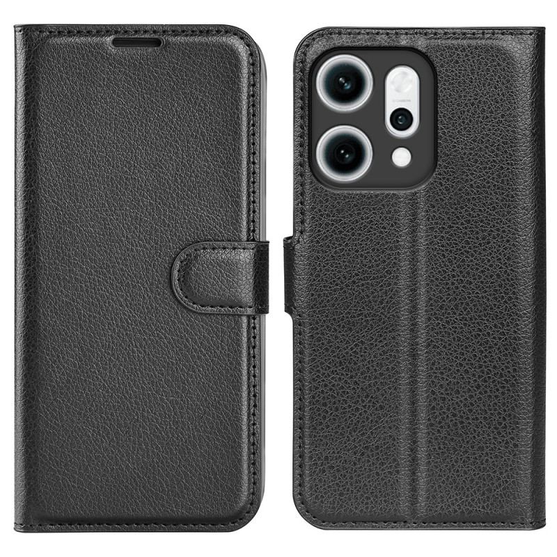 Housse Oppo Reno 14 5G Simili Cuir Classique