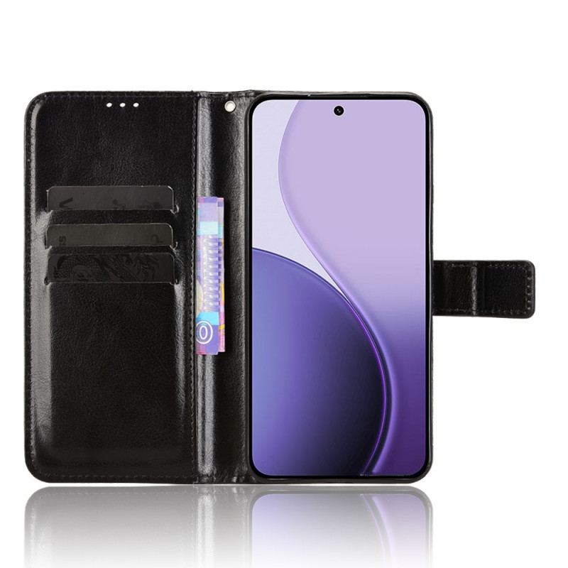 Housse Oppo Reno 14 5G Simili Cuir Flashy