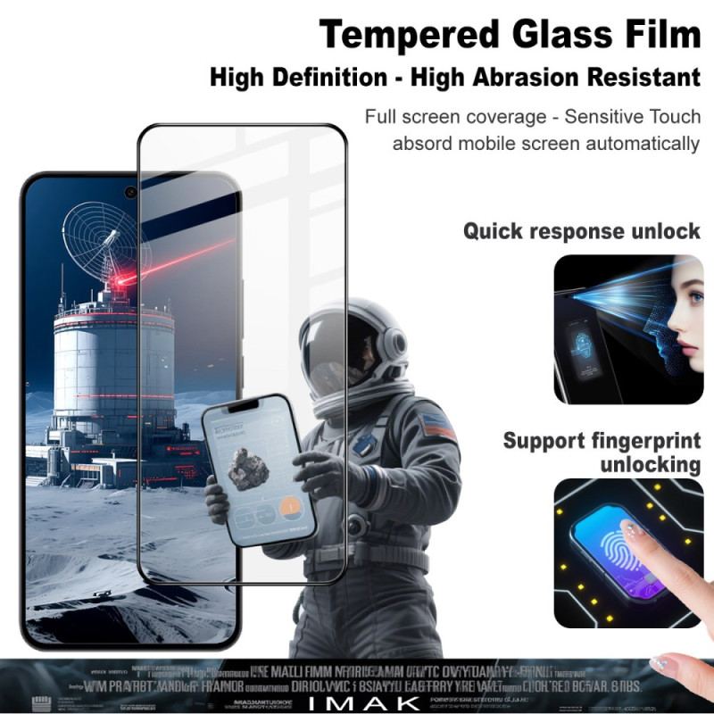 Protection en Verre Trempé Intégrale pour Écran Oppo Reno 14 5G (version noire) IMAK