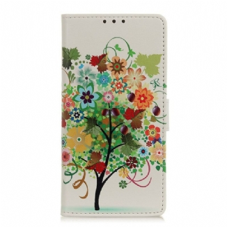 Housse Samsung Galaxy A21s Arbre Fleuri