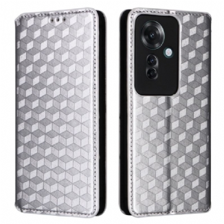 Flip Cover Oppo Reno 11F 5G Motif Losanges