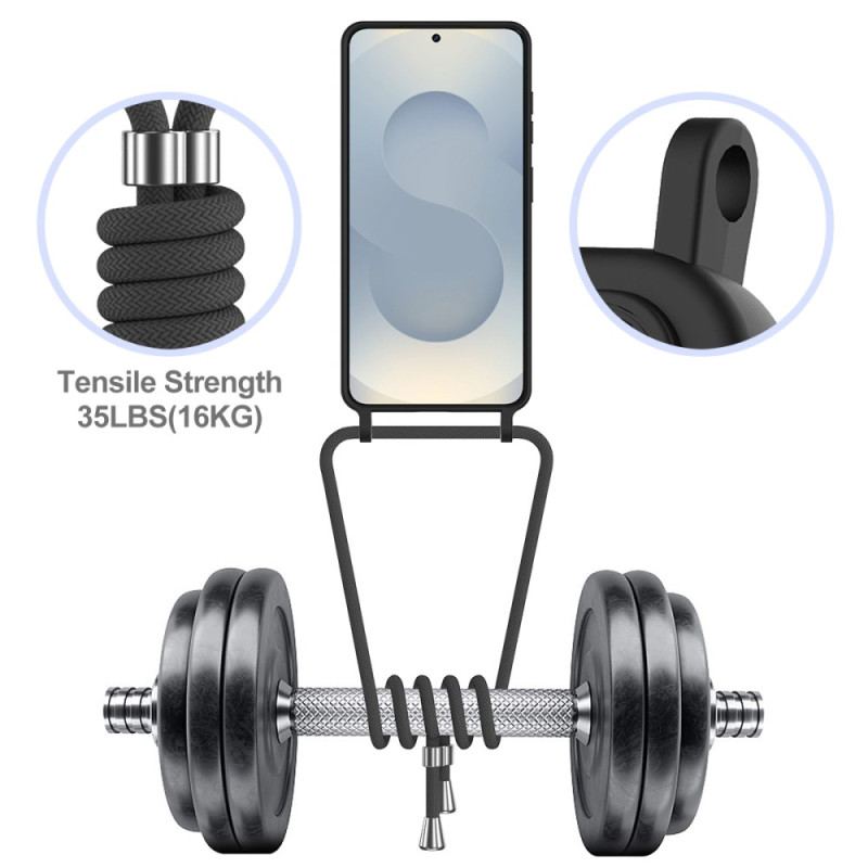 Coque à Cordon Samsung Galaxy S26 Porte-Carte