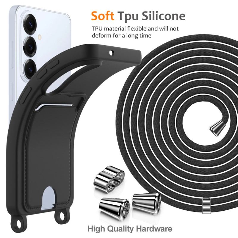 Coque à Cordon Samsung Galaxy S26 Porte-Carte