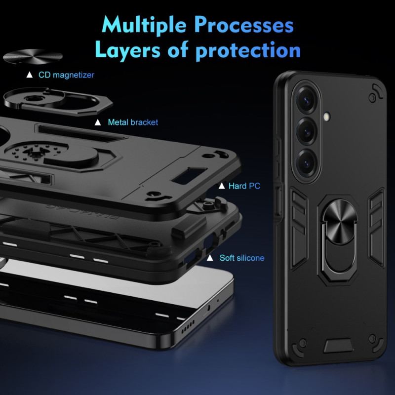Coque Samsung Galaxy S26 Anneau Support et Protection Renforcée