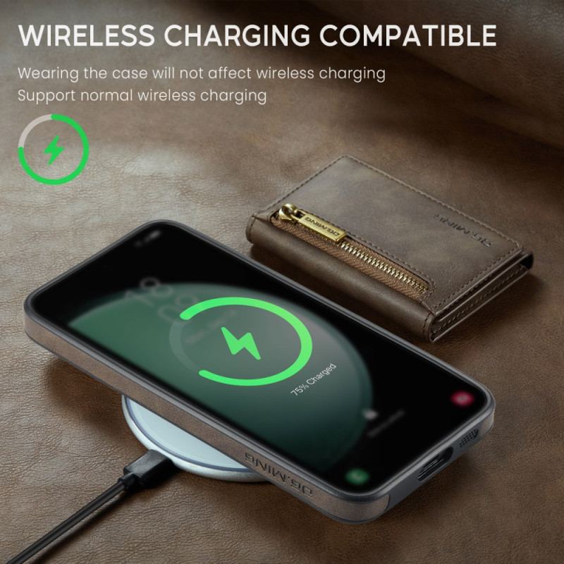 Coque Samsung Galaxy S26 avec Porte-Cartes Magnétique Détachable DG.MING