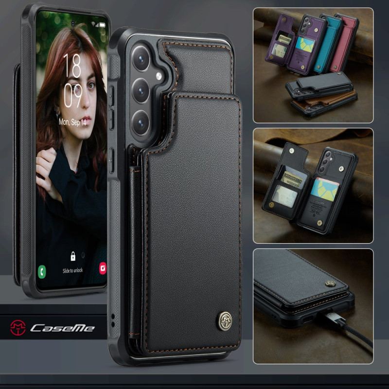 Coque Samsung Galaxy S26 Blocage RFID et 5 Porte-Cartes CASEME