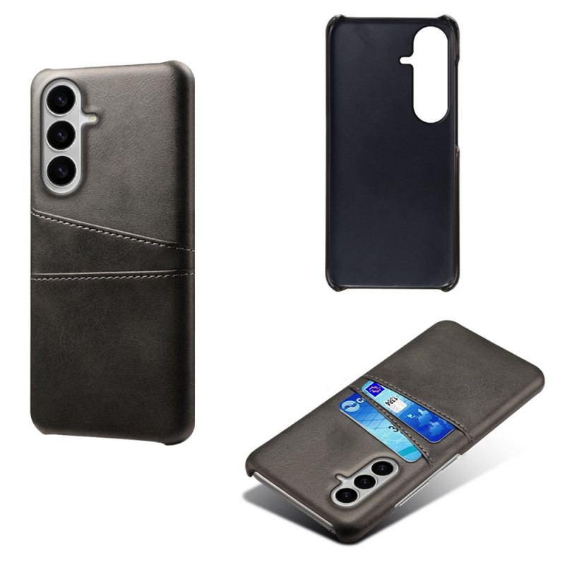 Coque Samsung Galaxy S26 Effet Cuir Porte-Cartes