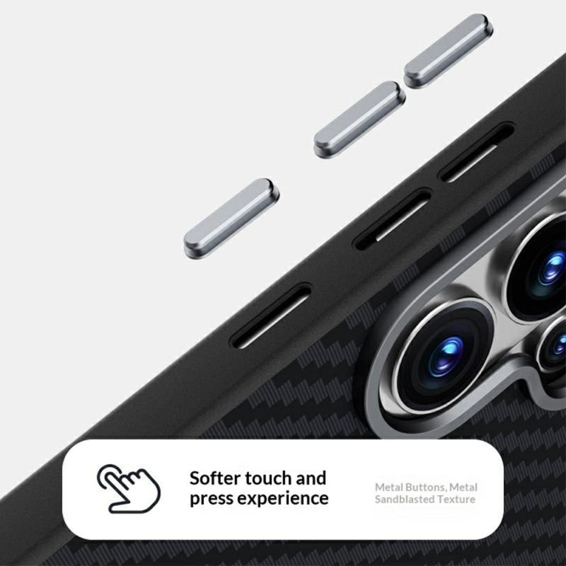 Coque Samsung Galaxy S26 Magnétique ABEEL Fibre Carbone ABEEL