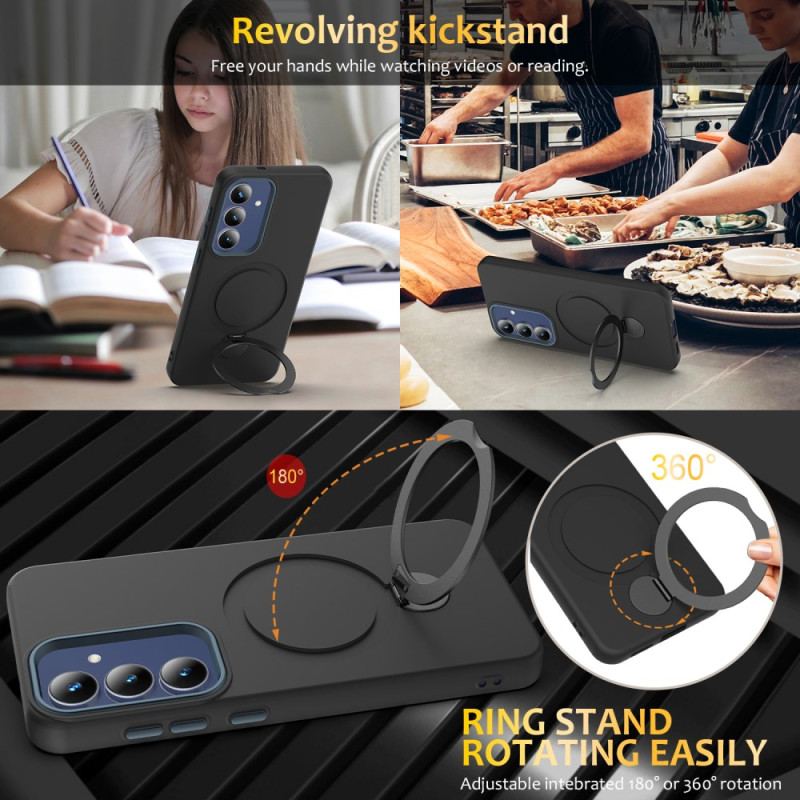 Coque Samsung Galaxy S26 Magnétique avec Anneau Rotatif Support