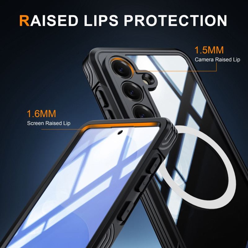 Coque Samsung Galaxy S26 Magnétique avec Film Protecteur en Verre Trempé