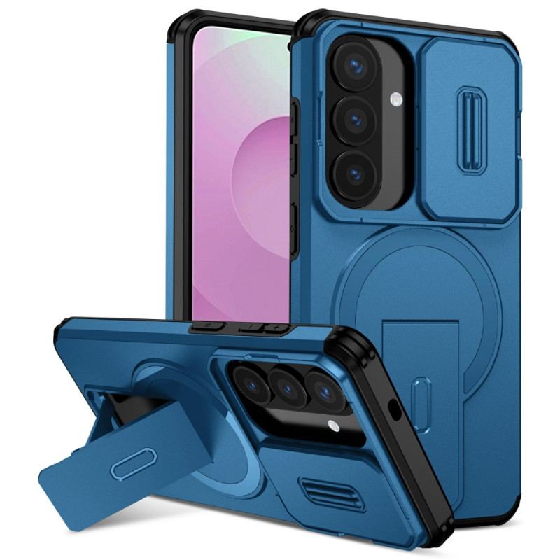 Coque Samsung Galaxy S26 Magnétique Béquille et Cache Caméra Coulissant