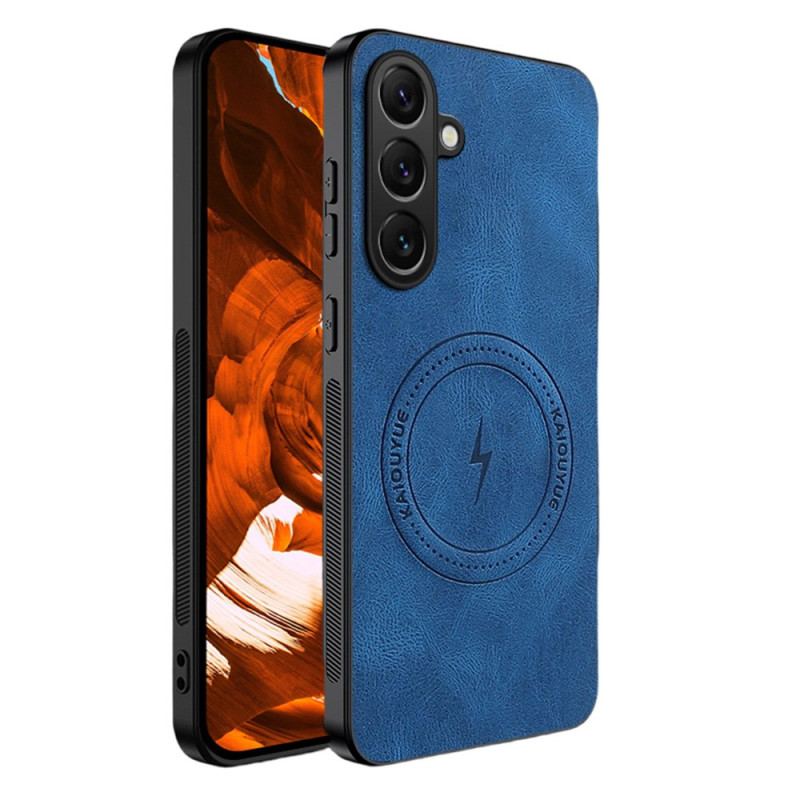 Coque Samsung Galaxy S26 Magnétique Effet Cuir