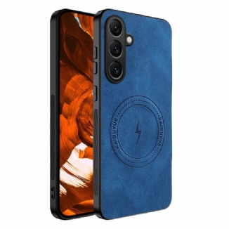 Coque Samsung Galaxy S26 Magnétique Effet Cuir