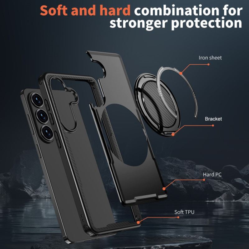 Coque Samsung Galaxy S26 Magnétique et Support Rotatif 360