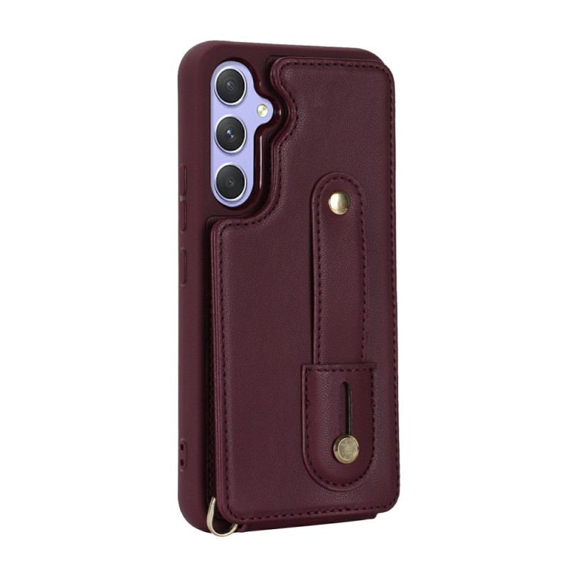 Coque Samsung Galaxy S26 Porte-Cartes et Bandoulière