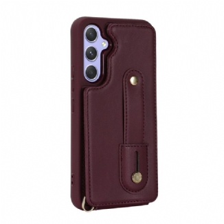 Coque Samsung Galaxy S26 Porte-Cartes et Bandoulière