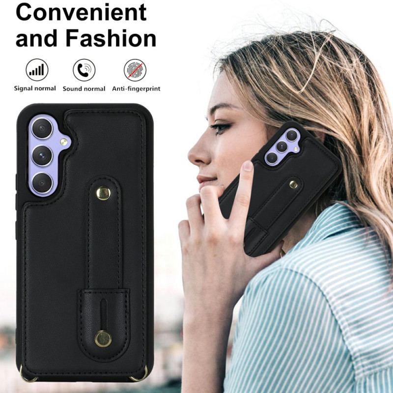 Coque Samsung Galaxy S26 Porte-Cartes et Bandoulière